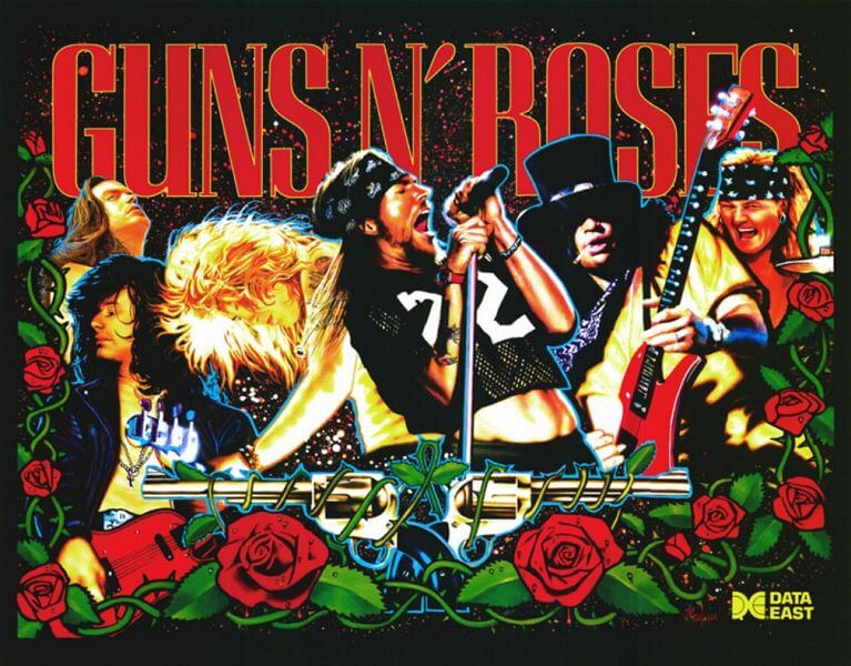 Guns N Roses pinball machine (1994)