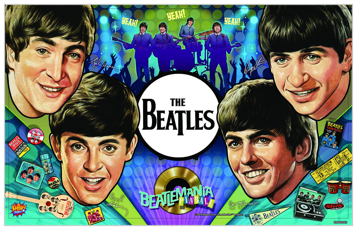 The Beatles Diamond pinball machine (2018)