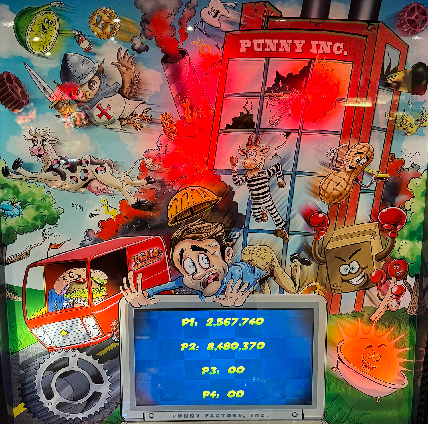 Punny Factory pinball machine (2023)