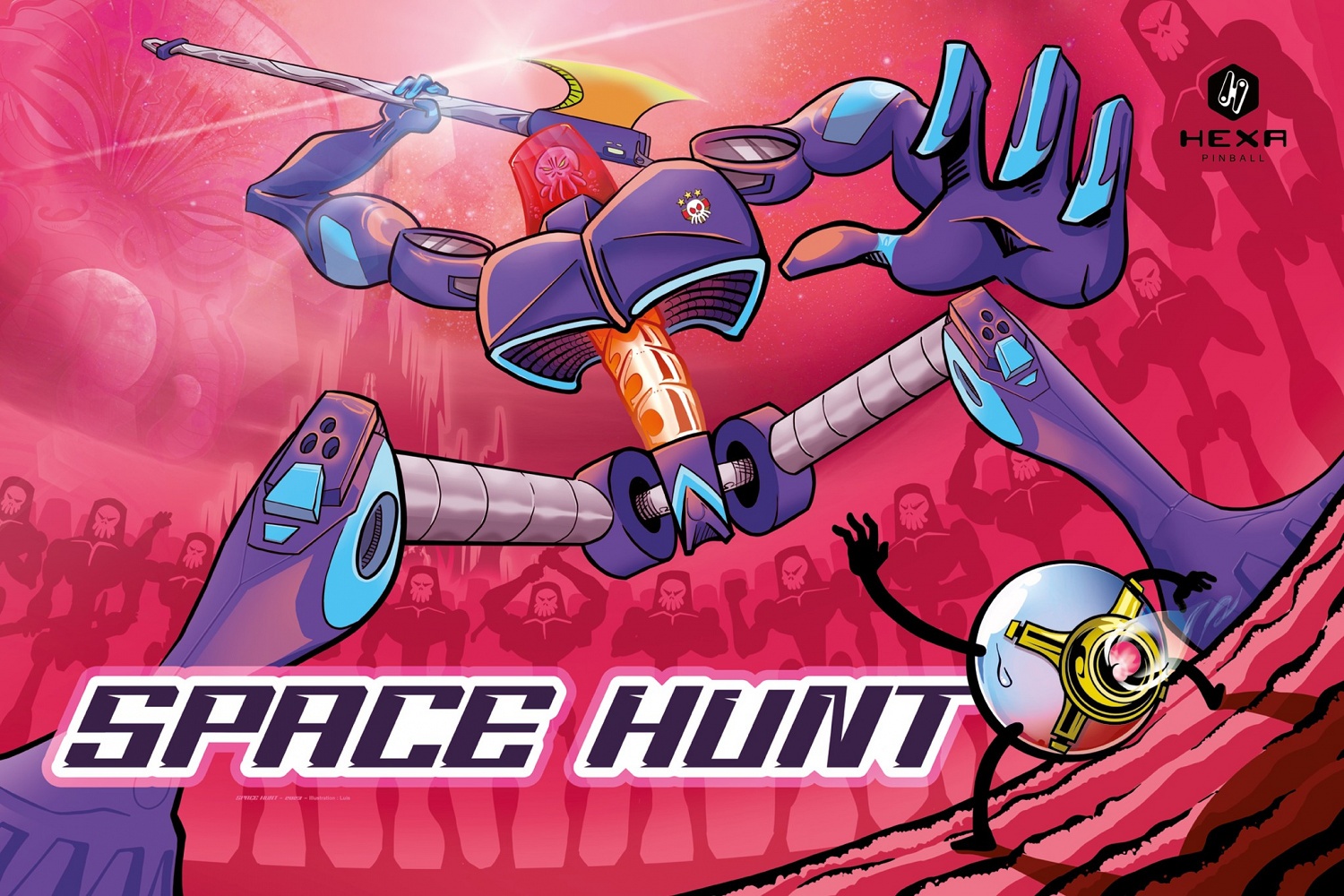 Space Hunt pinball machine (2023)
