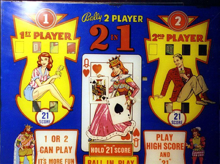 2 in 1 pinball machine (1964)