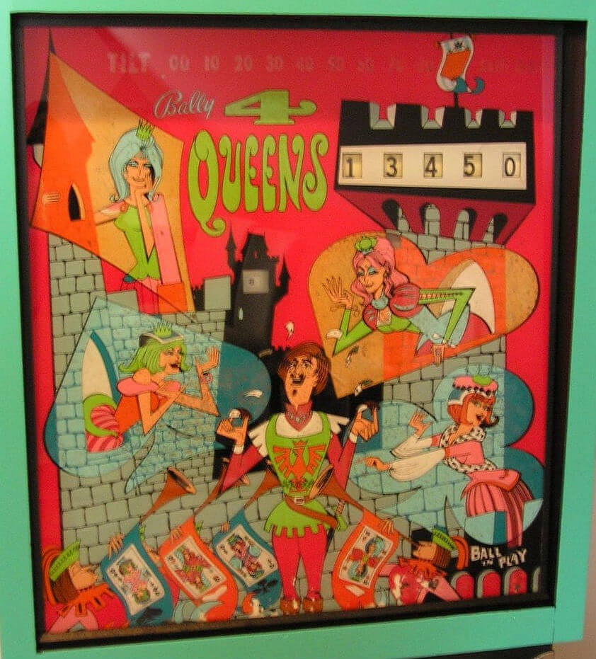 4 Queens pinball machine (1970)