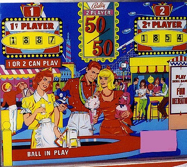 50 pinball machine (1965)