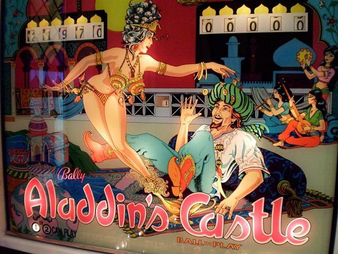 Aladdins Castle pinball machine (1976)