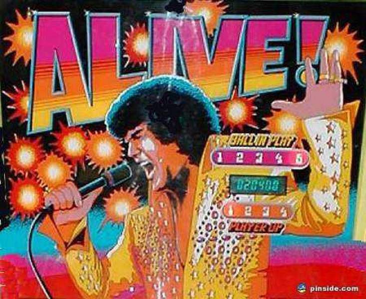 Alive pinball machine (1978)