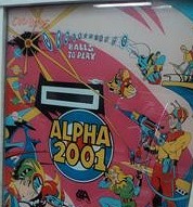 Alpha 2001 pinball machine (1977)