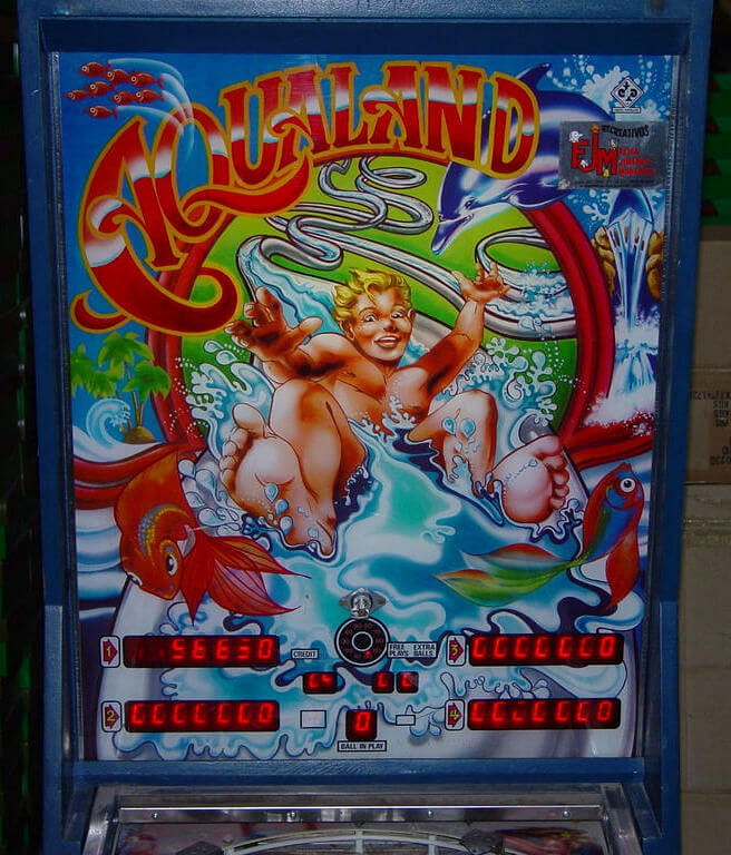 Aqualand pinball machine (1986)