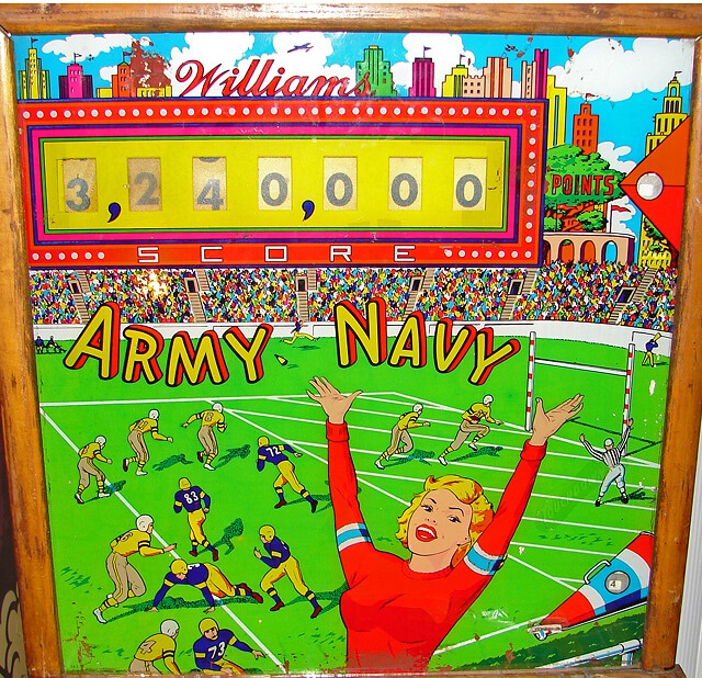 Army Navy pinball machine (1953)