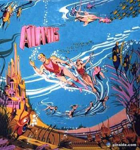 Atlantis pinball machine (1978)