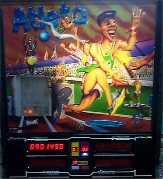 Atleta pinball machine (1991)