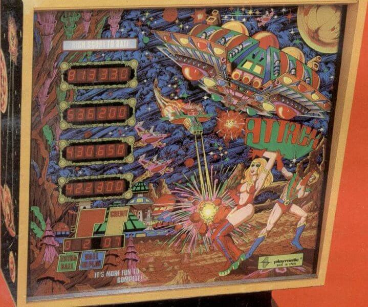 Attack pinball machine (1980)