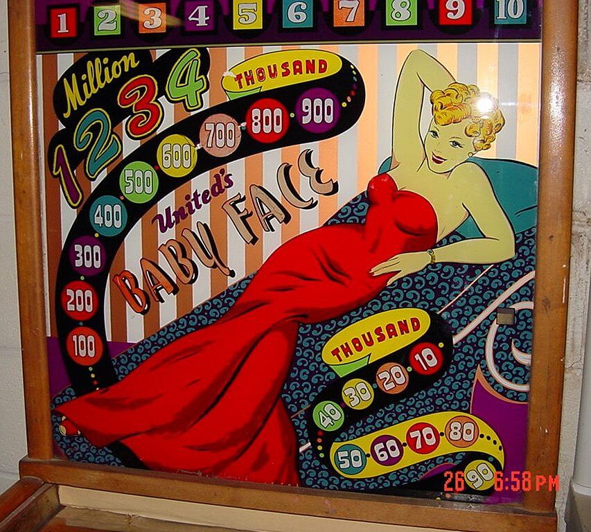 Babyface pinball machine (1948)