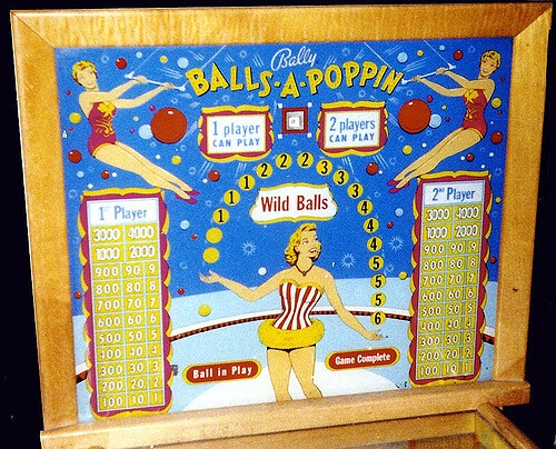 Balls A Poppin pinball machine (1956)