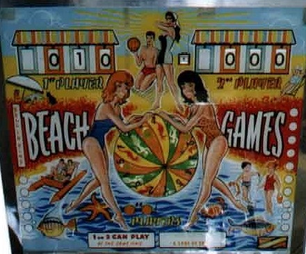 Beach Games pinball machine (1962)