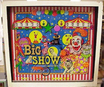 Big Show pinball machine (1974)