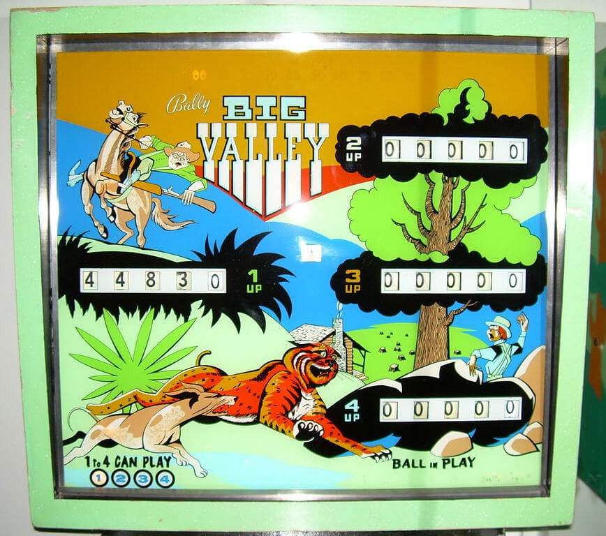 Big Valley pinball machine (1970)