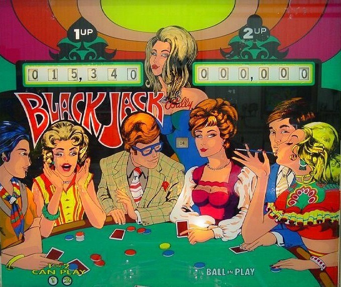 Black Jack EM pinball machine (1976)