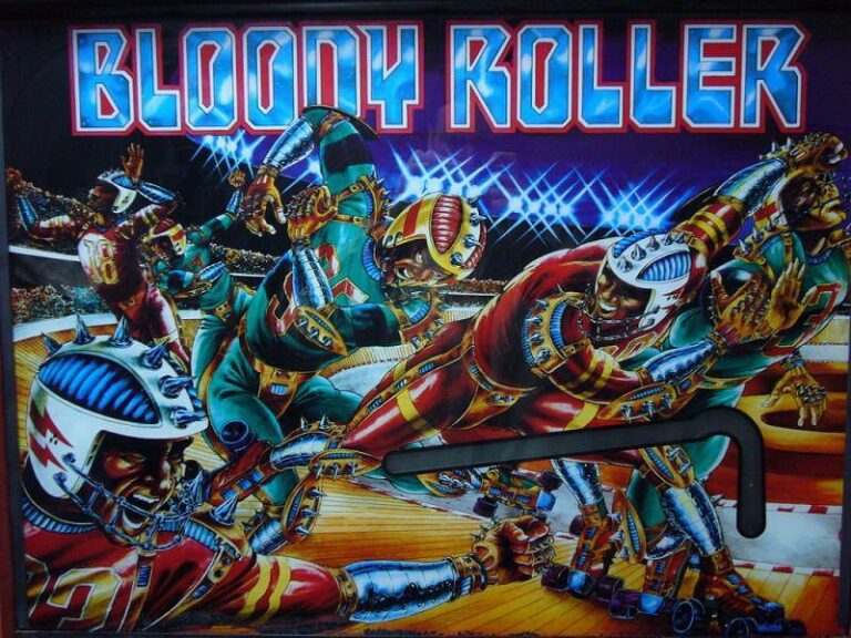Bloody Roller pinball machine (1987)