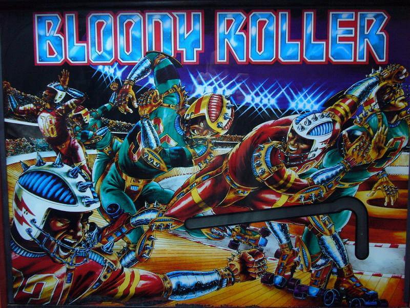 Bloody Roller pinball machine (1987)