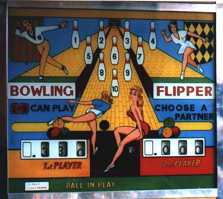 Bowling Flipper pinball machine (1961)