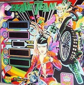 Brave Team pinball machine (1985)