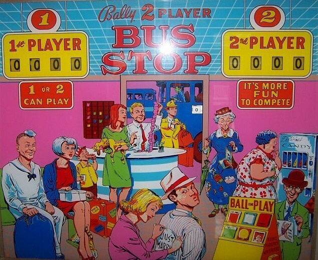Bus Stop pinball machine (1964)