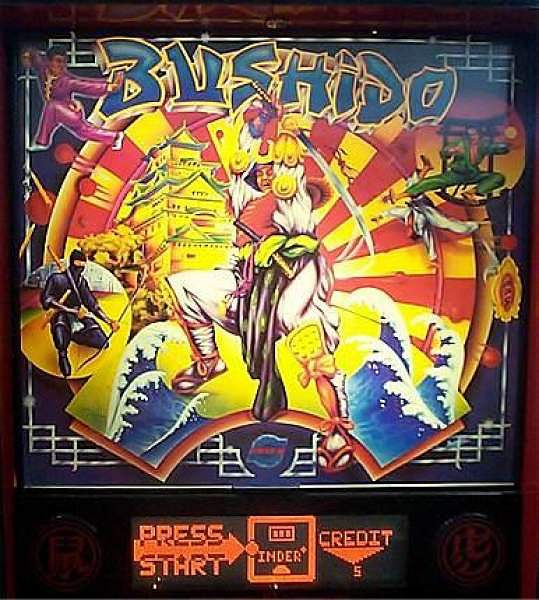 Bushido pinball machine (1993)