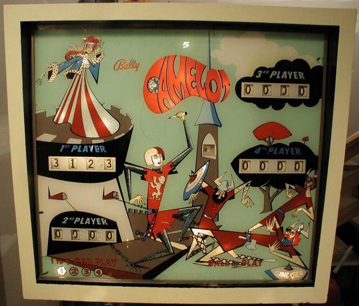 Camelot pinball machine (1970)
