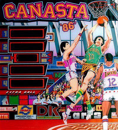 Canasta 86 pinball machine (1986)