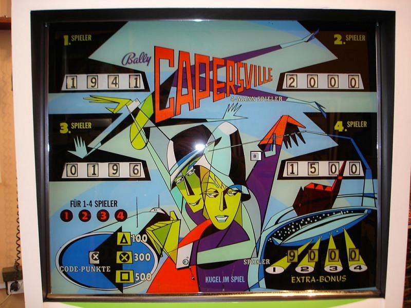 Capersville pinball machine (1966)