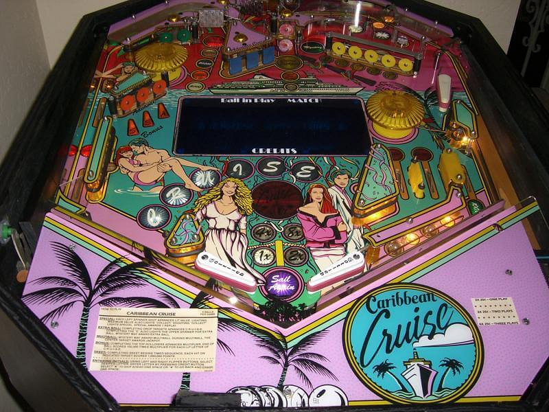 Caribbean Cruise pinball machine (1989)