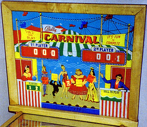 Carnival pinball machine (1957)