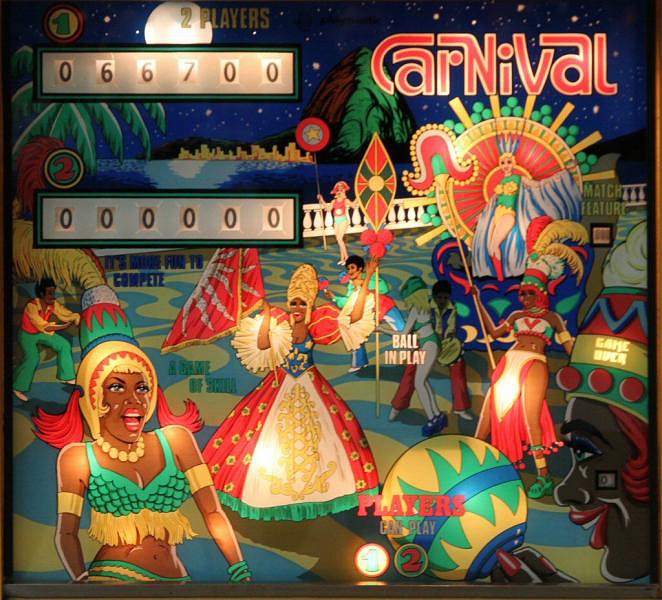 Carnival pinball machine (1977)