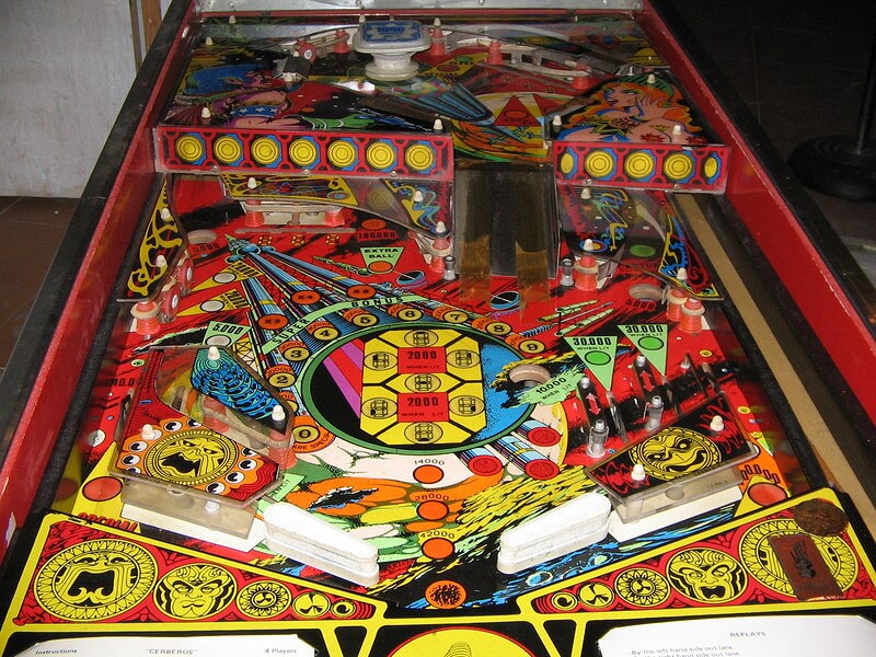 Cerberus pinball machine (1982)