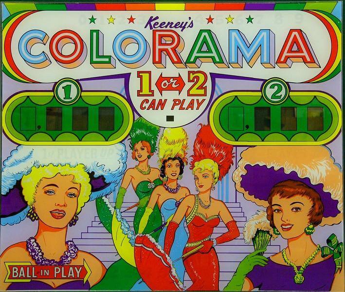 Colorama pinball machine (1963)