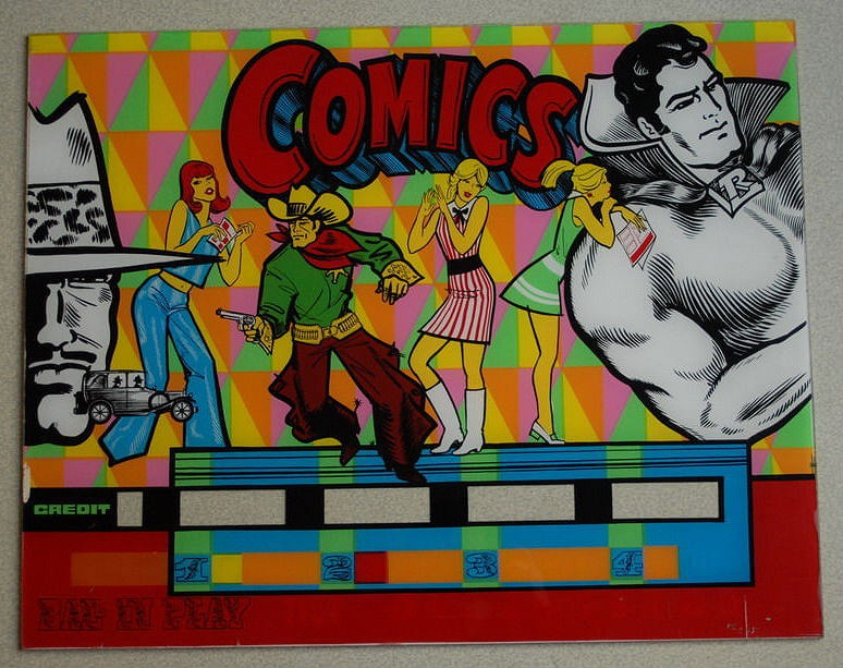 Comics pinball machine (1968)