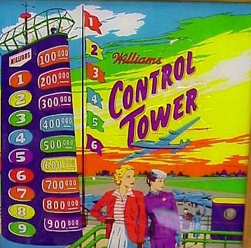 Control Tower pinball machine (1951)