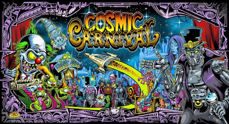 Cosmic Carnival pinball machine (2019)