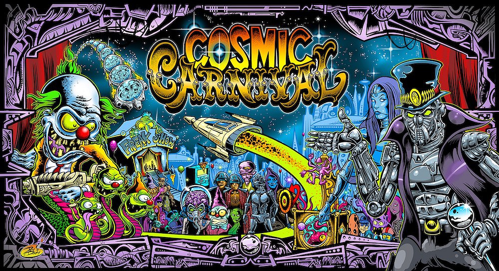 Cosmic Carnival pinball machine (2019)