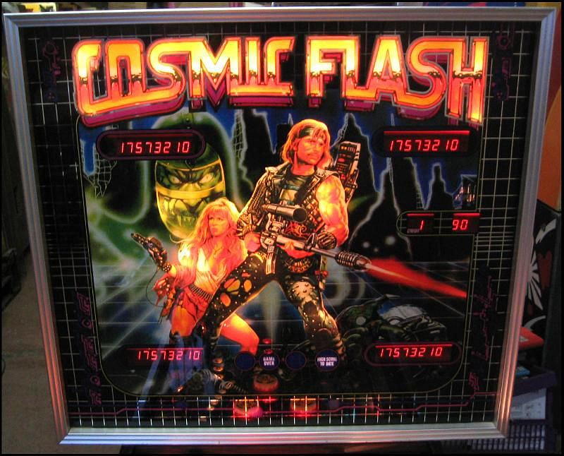 Cosmic Flash pinball machine (1985)
