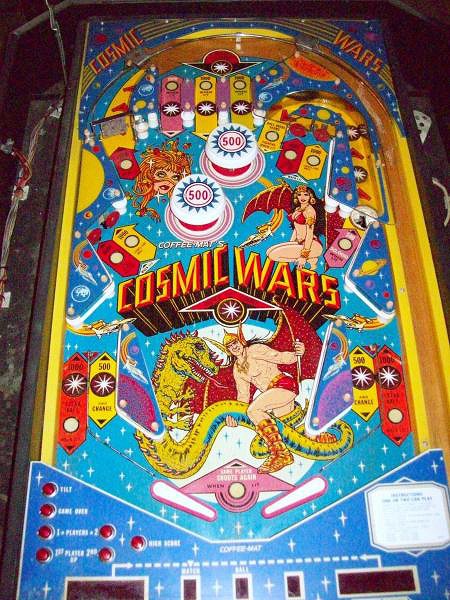 Cosmic Wars pinball machine (1978)