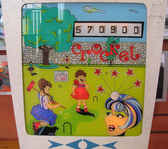 Crocket pinball machine (1976)
