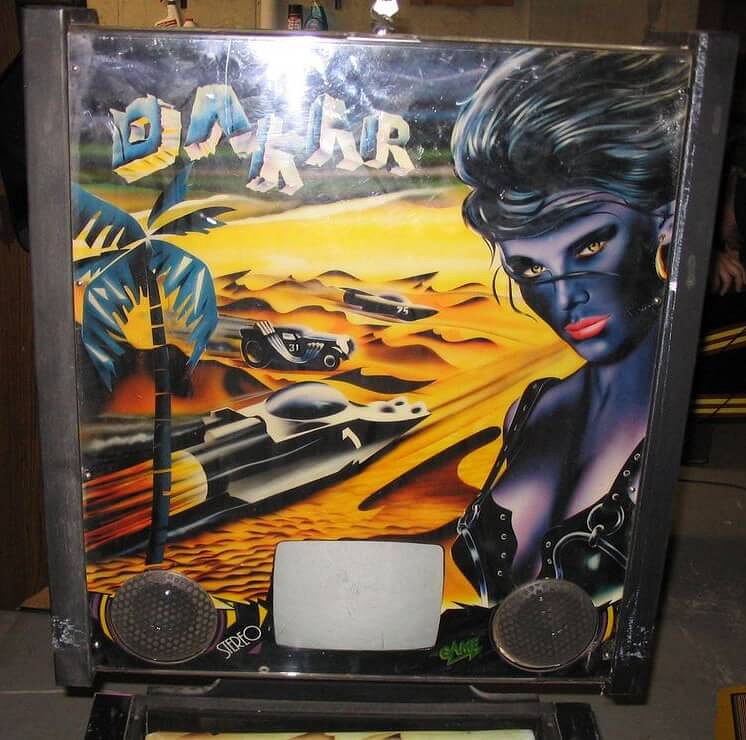 Dakar pinball machine (1988)