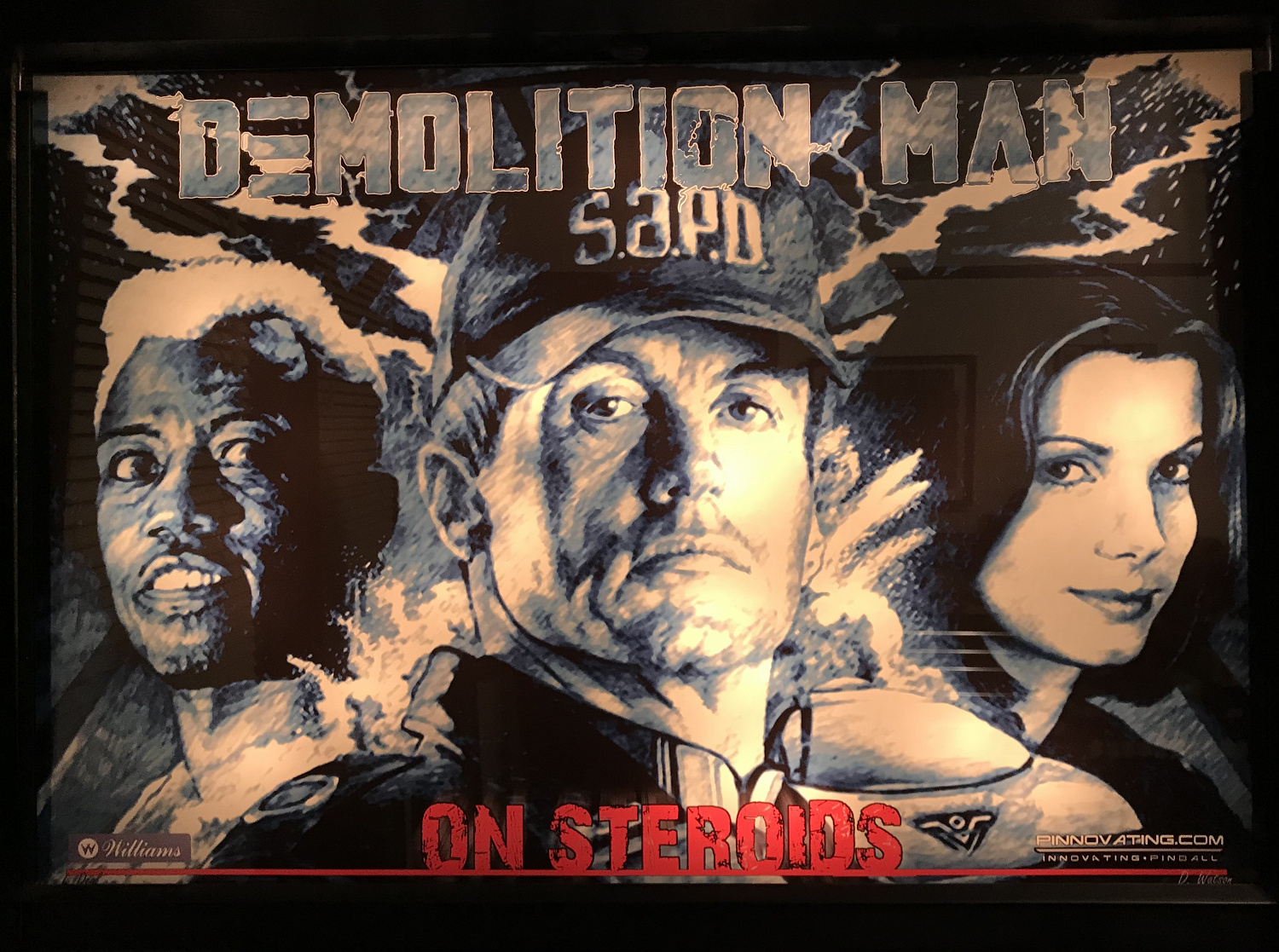 Demolition Man on Steroids pinball machine (2013)