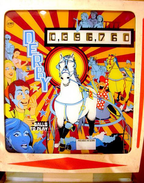 Derby pinball machine (1975)