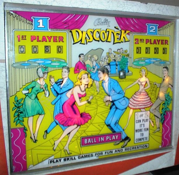 Discotek pinball machine (1965)