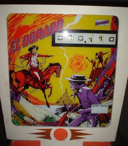 El Dorado pinball machine (1976)