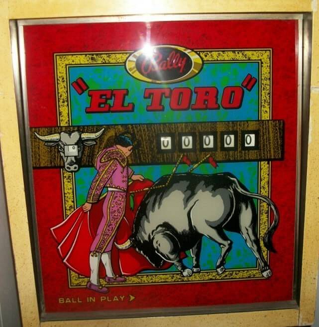 El Toro pinball machine (1972)