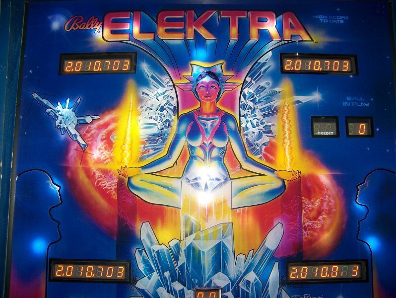 Elektra pinball machine (1981)
