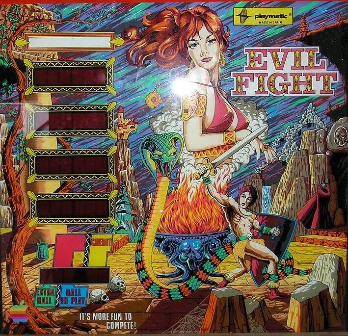 Evil Fight pinball machine (1980)